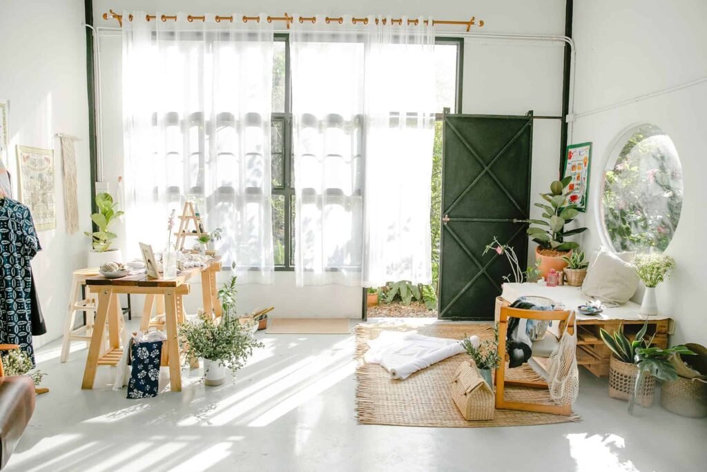 espacio con iluminación natural